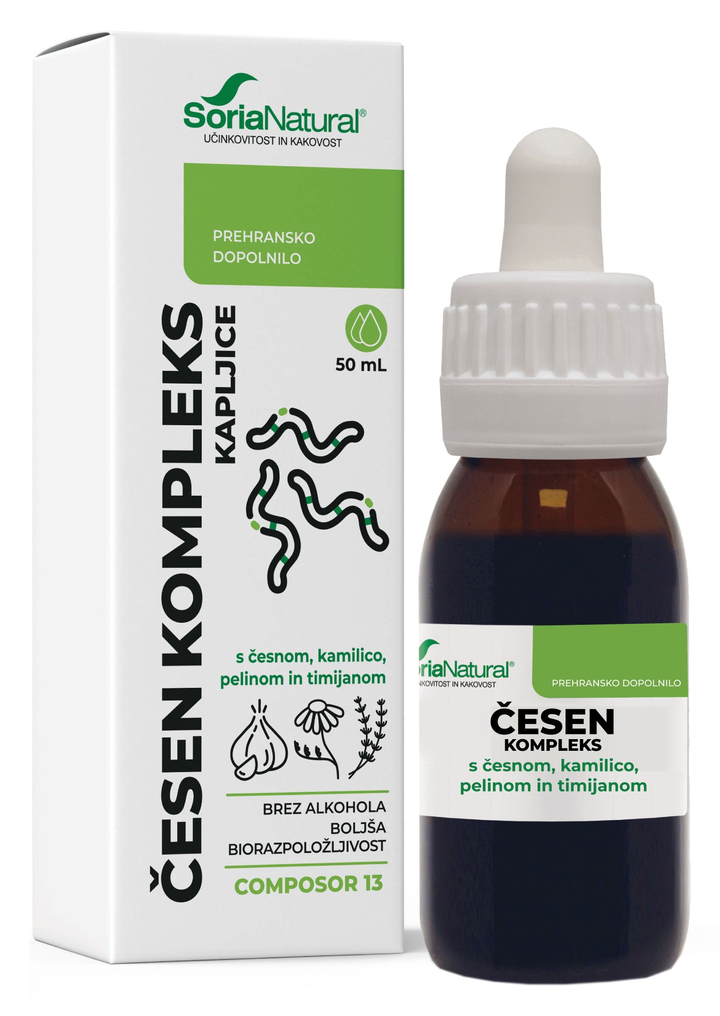 Česen Kompleks XXI kapljice Soria Natural