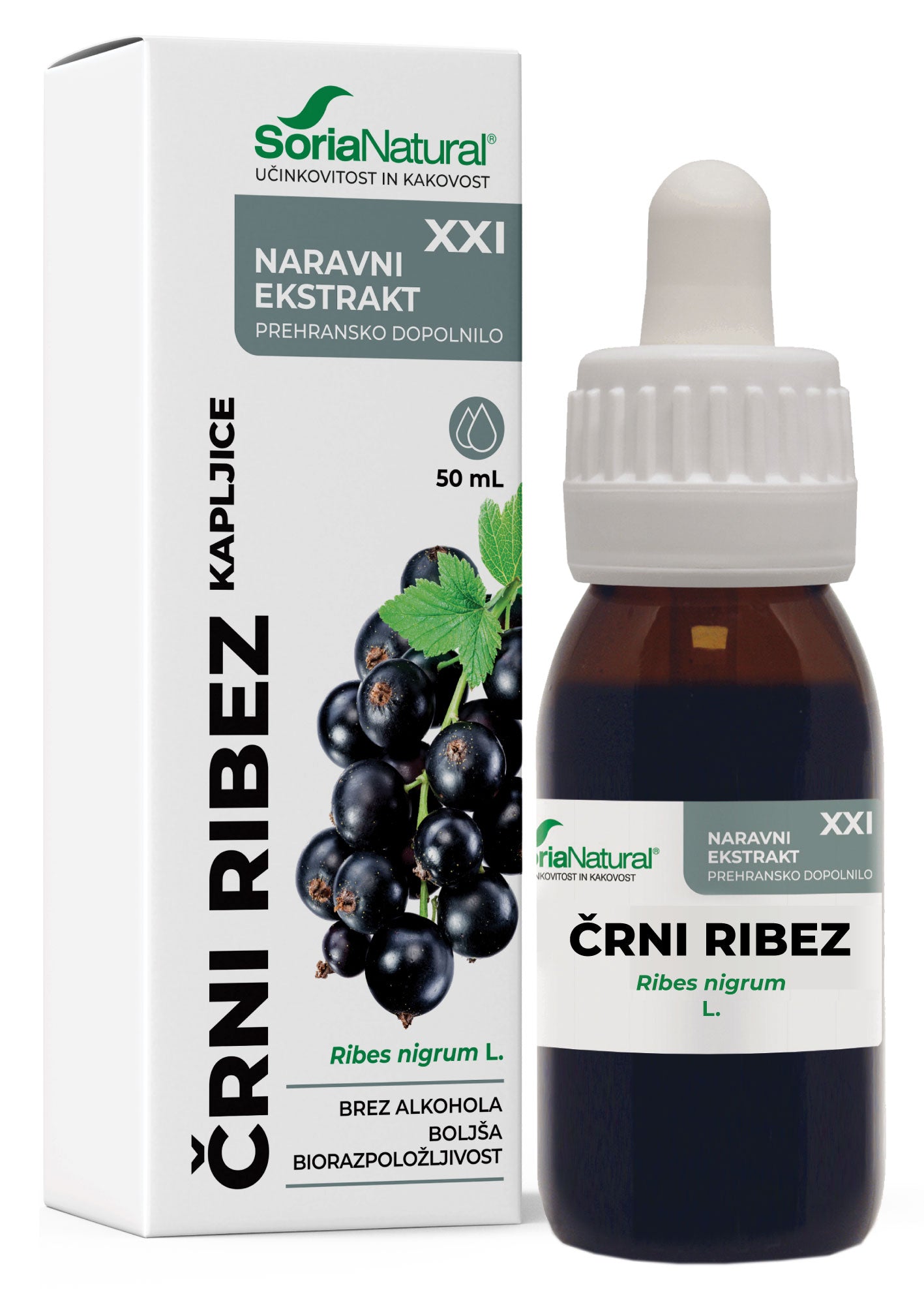 Crni ribez XXI kapljice Soria Natural