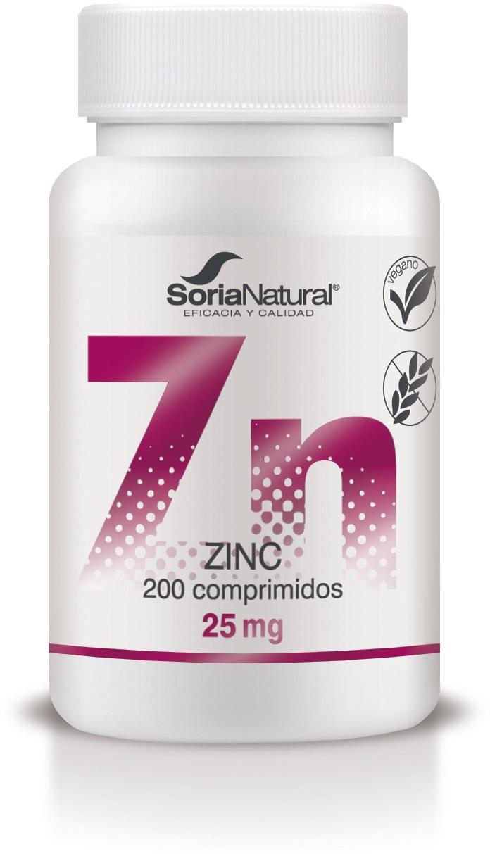 Cink tablete s podaljšanim sproščanjem Soria Natural za podporo imunskemu sistemu, za lase, nohte in kožo. Za plodnost.