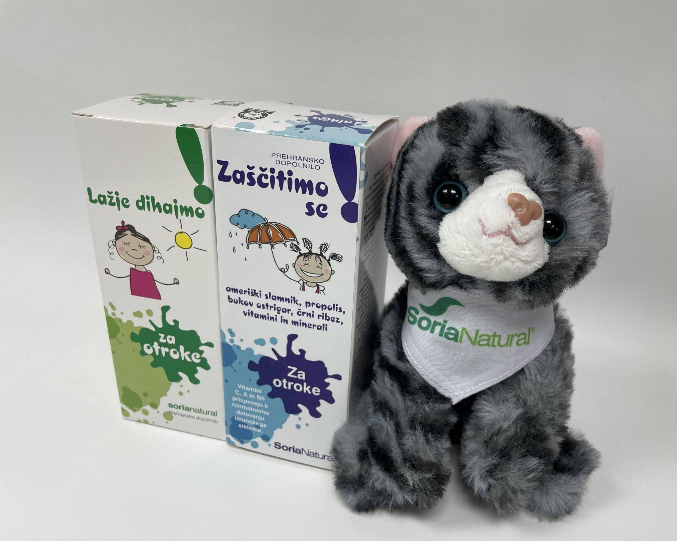 Lažje dihajmo in Zaščitimo se Soria Natural z igračko
