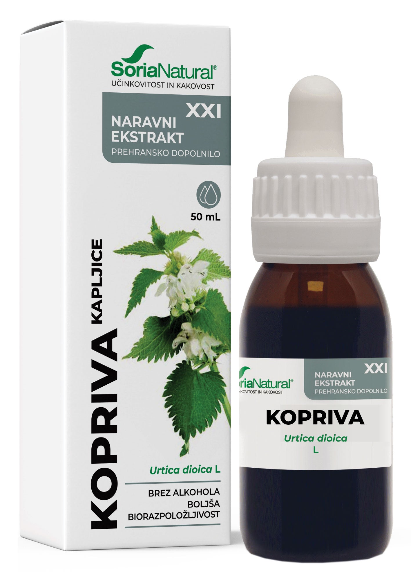 Kopriva XXI kapljice Soria Natural