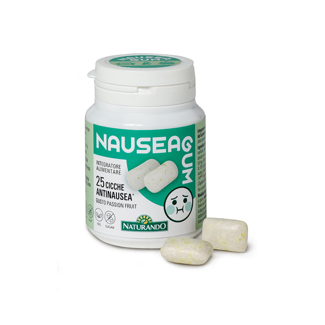 Naturando Nausea žvečilni gumi proti slabosti