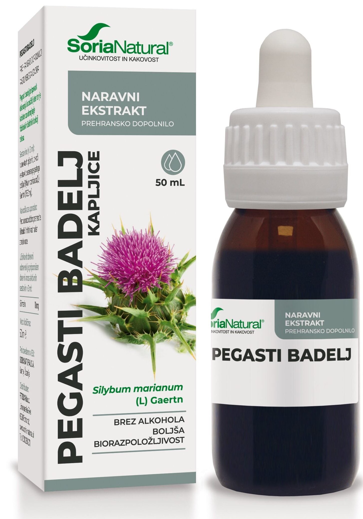 Pegasti badelj kapljice Soria Natural