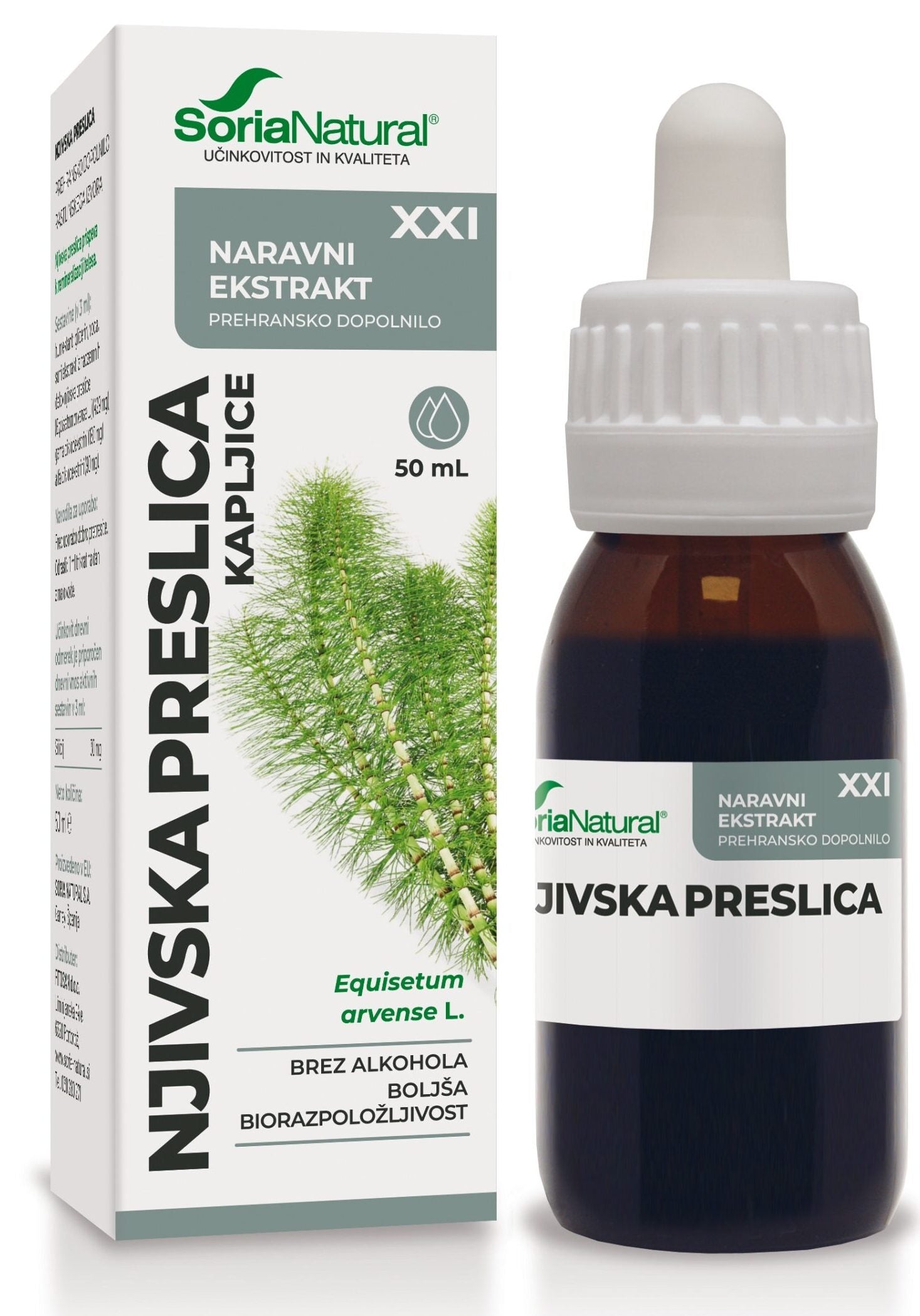 Njivska preslica XXI kapljice Soria Natural