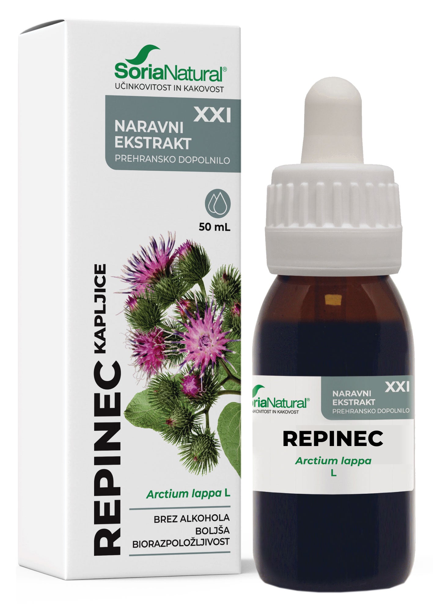 Repinec XXI kapljice Soria Natural