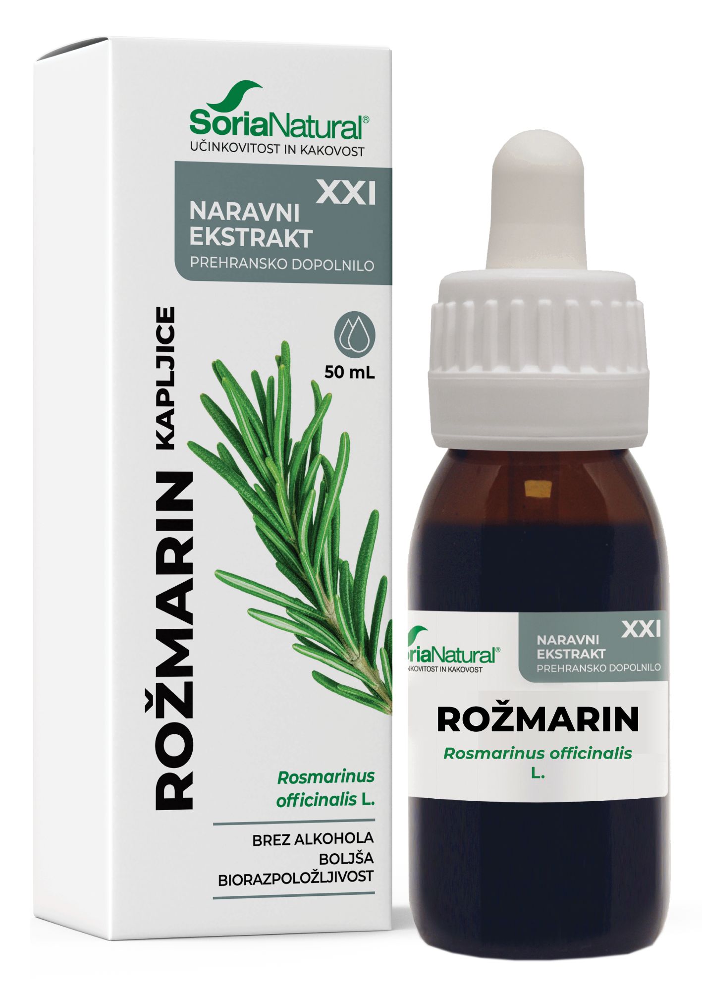 Rožmarin kapljice Soria Natural