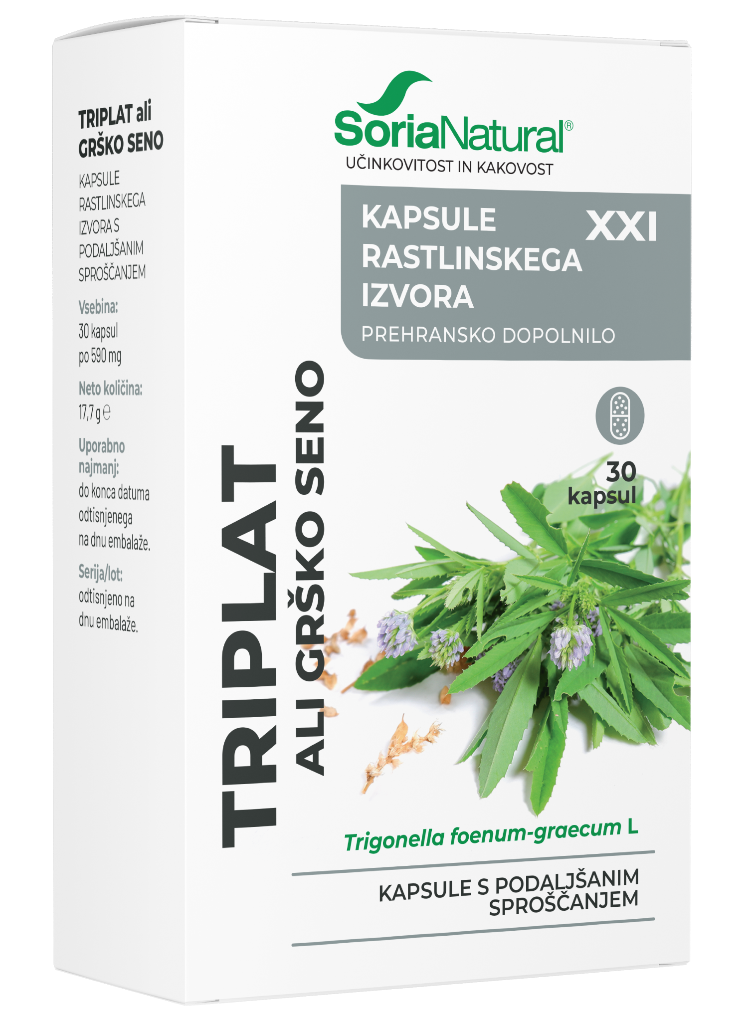 Triplat kapsule Soria Natural za doječe mamice