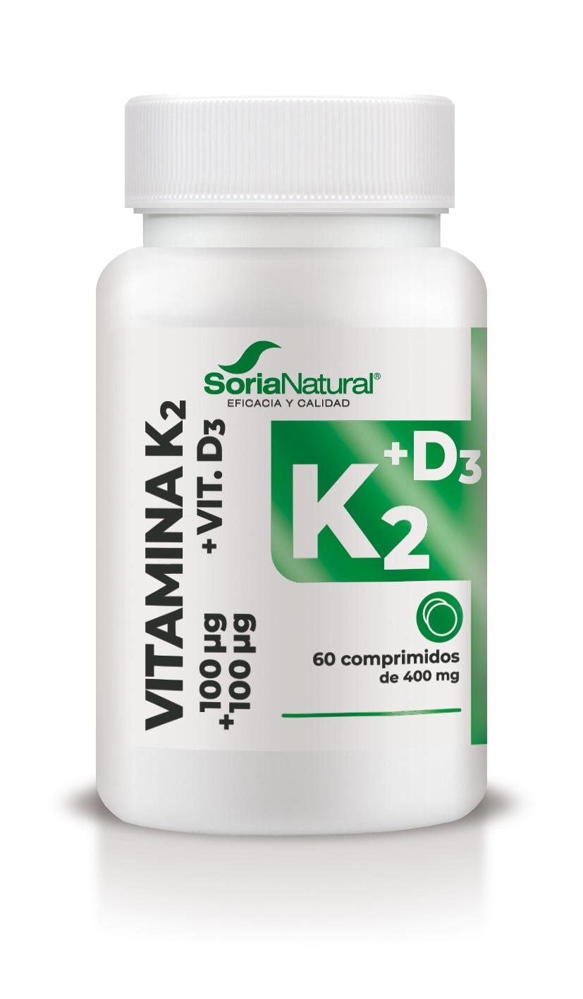 Vitamin K2 Vitamin D3 tablete Soria Natural