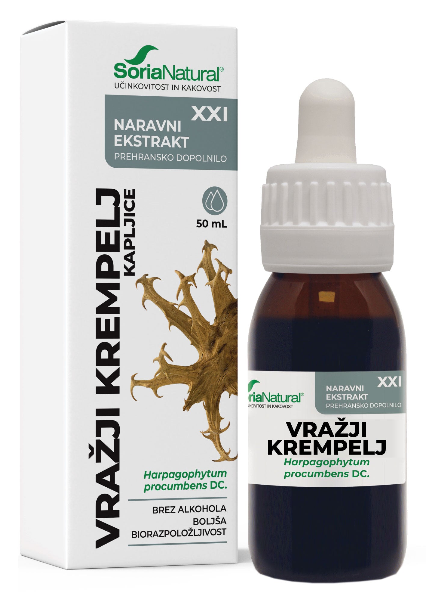 Vrazji Krempelj XXI kapljice Soria Natural
